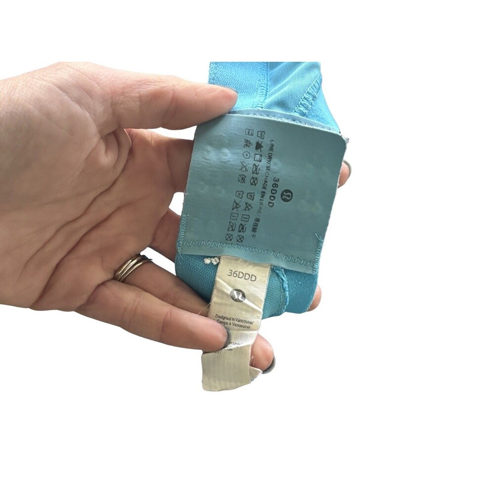 Lululemon Women’s Lululemon  Run Times Bra *High Support,  36DDD, Oceanic - Picture 5 of 5